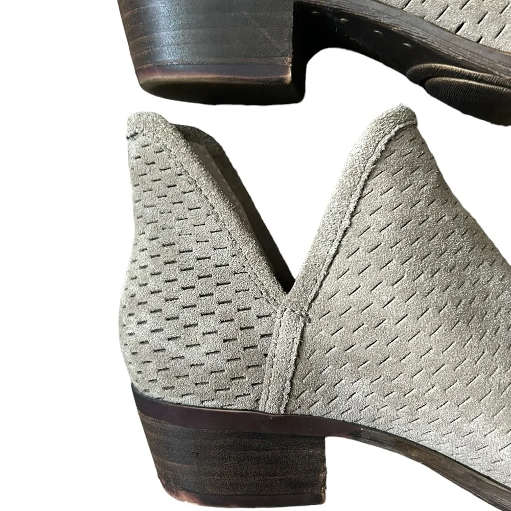 Lucky Brand Baley Suede Bootie in Brindle 5